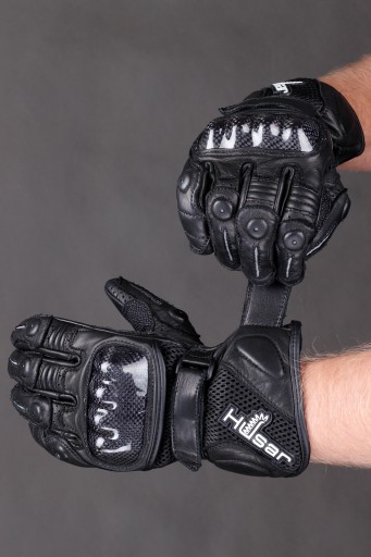 HUSAR PRO SX черные мужские мотоциклетные перчатки для мотороллеров