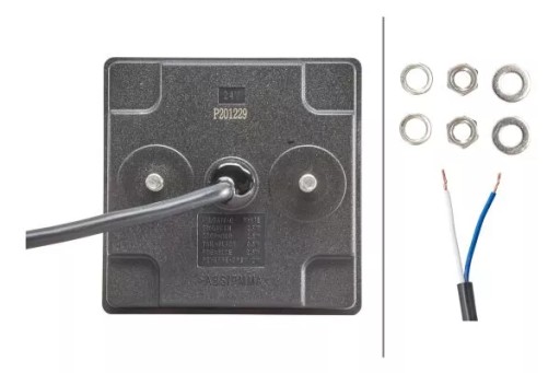 HELLA ЗАДНЯЯ ПРОТИВОТУМАННАЯ ФАРА L/R (LED, 24V, 80X80X33.7)
