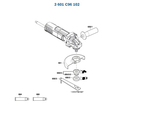 Подшипник BOSCH GWS9-125S 102 болгарки