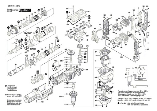 ИГОЛЬЧАТЫЙ ПОДШИПНИК BOSCH GBH 8-45 D DV 1610910089