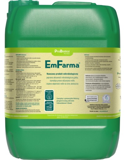 ПРОБИОТИКИ EM FARMA УДОБРЕНИЕ МИКРОБИОЛОГИЧЕСКИЙ ПРЕПАРАТ УЛУЧШАЕТ ПОЧВУ 10л