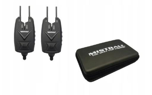 Комплект сигнализатора поклевки Mistrall Arrow 2+1 красный/зеленый