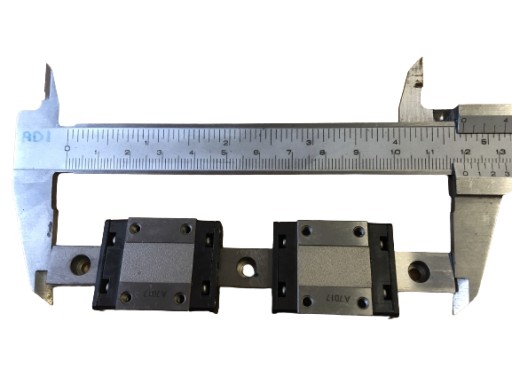 THK SRS12M Направляющая 12 + 2 каретки (120 мм) № C605