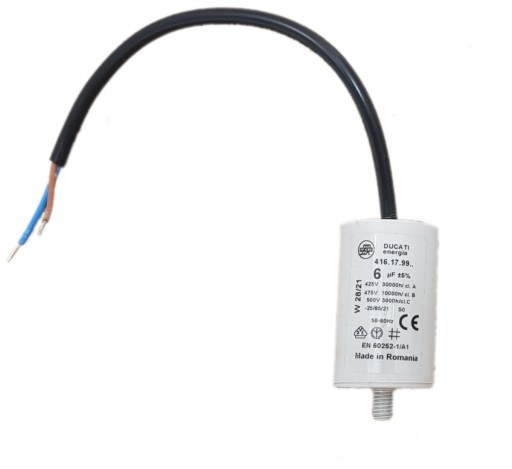 Конденсатор двигателя 6UF 425V Ducati 416.17.99 ..
