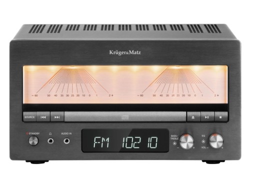 Усилитель HiFi класса A Kruger&Matz CD USB Bluetooth DAB+ радио, FM