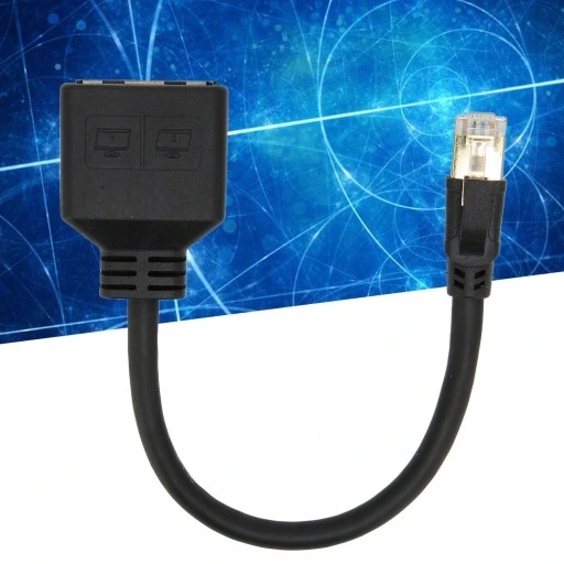 Адаптер-сплиттер LAN RJ45 2xRJ45 F