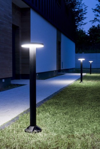 Lampa zewnętrzna słupek ogrodowy LED 12W Rondo II RO-1050 Suma
