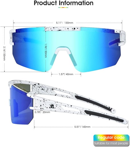 SPOLARYZOWANE OKULARY ROWEROWE SPOLARYZOWANE UV400