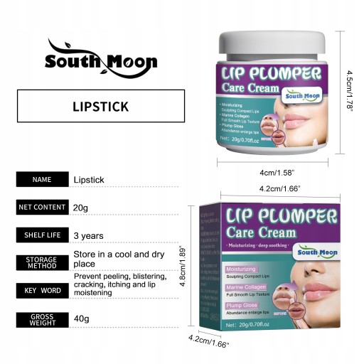 Lip Krem Do Naprawy Balsam Nawilżający
