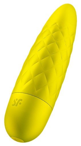 ULTRA POWER BULLET 5 - МИНИ-ВИБРАТОР С ЖЕЛТЫМИ ШАРИКАМИ
