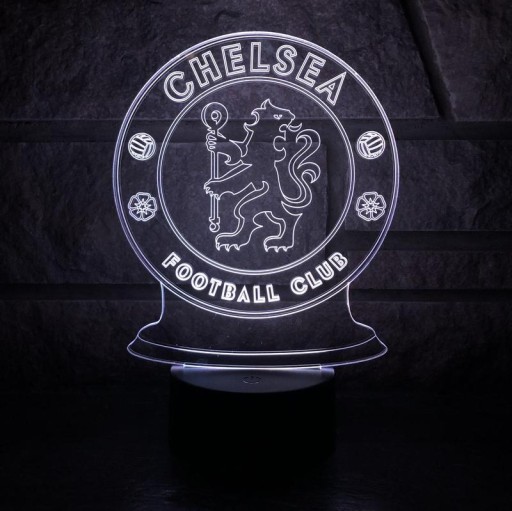 CHELSEA FC 3D LED ночник + Пульт дистанционного управления