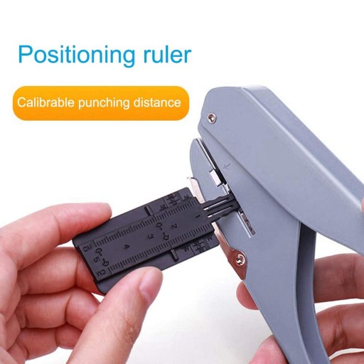 Hole Punch, 10 Sheets Capacity Mushroom Gray