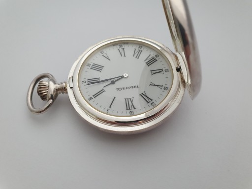 Карманные часы Tiffany & Co из серебра 925 пробы — РЕДКОСТЬ! КРАСИВЫЙ ! ВОЗМОЖНОСТЬ !