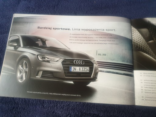 ----> Брошюра Audi A3 Sportback/Лимузин - 07/2016! ! ! ПЛ издание!