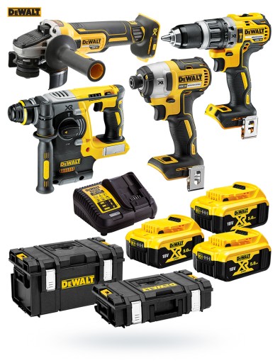 COMBO 4 DCD796 DCF887 DCH273 DCG405 3x5 Ач DEWALT