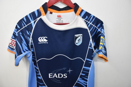 Мужская рубашка для регби Canterbury Cardiff Blues 14 лет XS