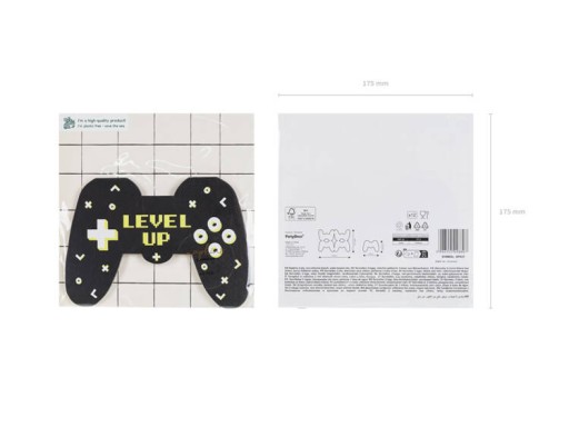 Салфетки бумажные - Геймпад - 11,5х16 см - 6 шт.
