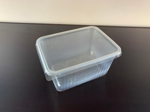 POJEMNIK PROSTOKĄTNY 1500ml PP 50szt + pokrywka
