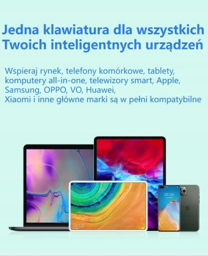 7-дюймовая Bluetooth-клавиатура и мышь темно-зеленого цвета