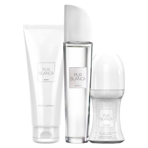 Pur Blanca AVON Cosmetics Set Туалетная вода 50 мл Шариковый бальзам