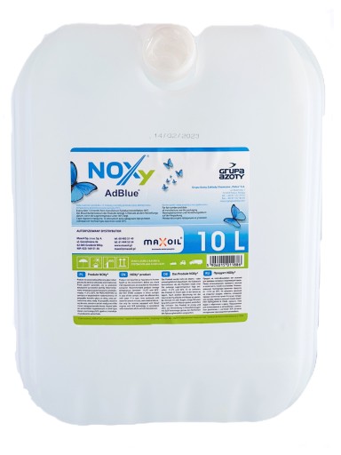 КАТАЛИТИЧЕСКАЯ ЖИДКОСТЬ ДЛЯ ДИЗЕЛЬНЫХ ДВИГАТЕЛЕЙ AdBlue Noxy 10L+ Воронка