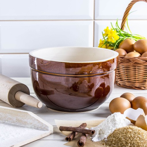 MAKUTRA Керамическая миска для замеса теста 3 л К3