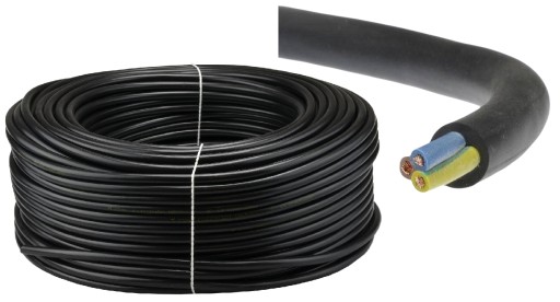 РЕЗИНОВЫЙ КАБЕЛЬ H05RR-F OW 3x1 МАСТЕРСКАЯ 100М ЧЕРНЫЙ
