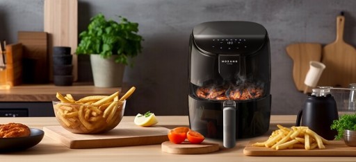 ФРИТЮРНИЦА 1500ВТ, ДИСПЛЕЙ, МОЩНАЯ, 4Л, ЭФФЕКТИВНАЯ, ФРИТЮРНИЦА