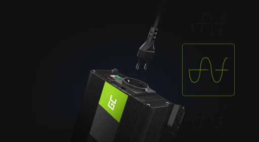 Przetwornica samochodowa PRO GreenCell inwerter 12V 500W 1000W Sinus USB