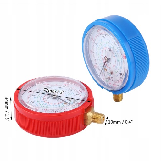 KLIMATYZACJI TESTER MANOMETRY R410A R134A R22