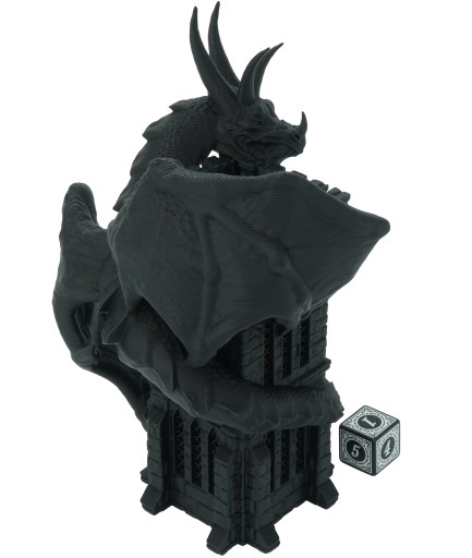 Дракон на башне - маленькая башня для игры в кости - Fates End Wyvern Tiny Towers Dice Tower