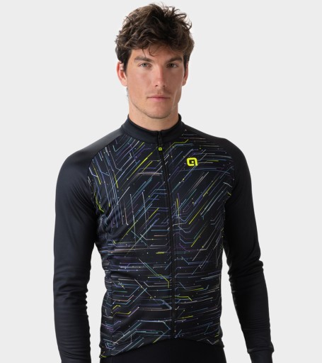 Bluza rowerowa męska Alé Cycling Solid Byte Czarny XL
