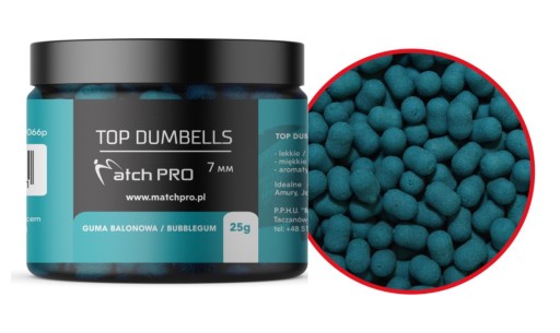 ГАНТЕЛИ MATCHPRO TOP ДЛЯ МЕТОДА BUBBLEGUM 7 ММ