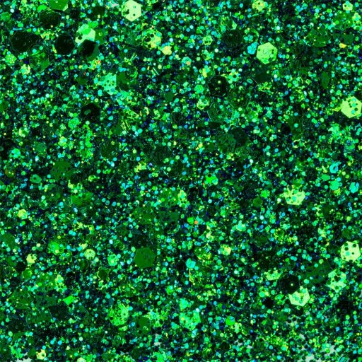 Pyłek do paznokci GLITTER BOMB Green Effect Nr 05 SEOL