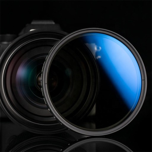 Регулируемый серый фильтр K&F Concept (ND2-ND400) Синий 43 мм