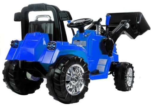 Koparka Dziecięca Traktor Z Łyżką Na Akumulator ZP1005 Nieb. Światła LED