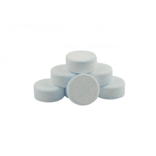 CHLOR TABLETKI ZESTAW DO DEZYNFEKCJI CHEMIA DO BASENU JACUZZI 1kg po 20 g