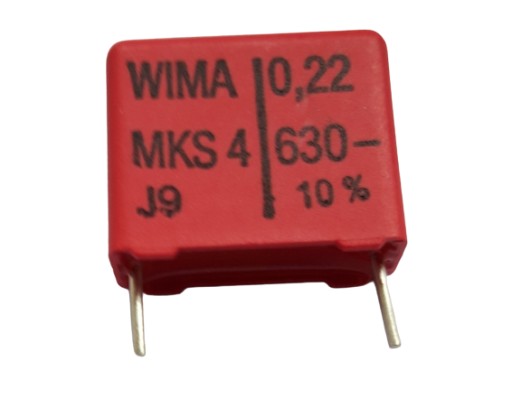 Конденсатор WIMA MKS4 0,22 мкФ 630В DC 400В AC 4шт