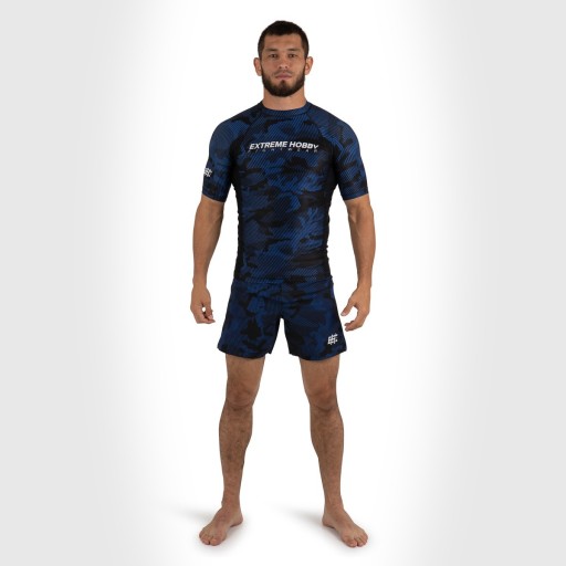 Мужская футболка HAVOC MMA Sports, синяя, M