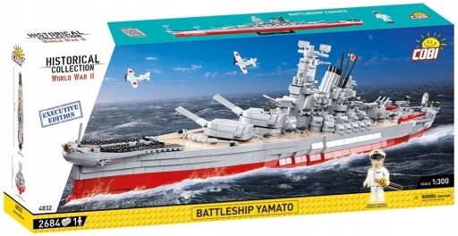 Кирпичи Small Army Yamato 4832 COBI военный корабль