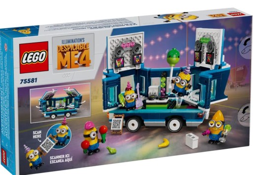 LEGO кирпичи 75581 Автобус Minions Party Bus 379 элементов