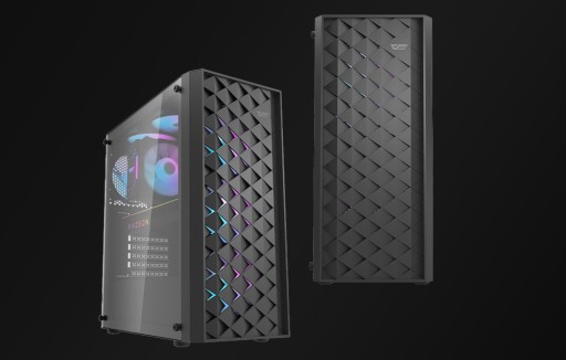 DARKFLASH DK351 ATX MIDI TOWER КОРПУС ДЛЯ КОМПЬЮТЕРА ARGB LED