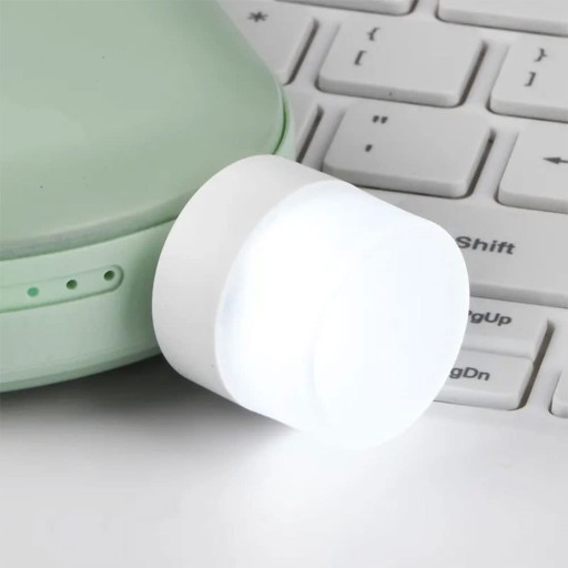 4 шт. USB мини-светодиодная лампа МИНИ-ночник (БЕЛЫЙ)