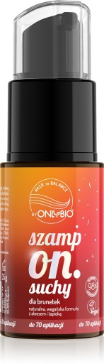 Hair in Balance by ONLYBIO Сухой шампунь для брюнеток 35 г