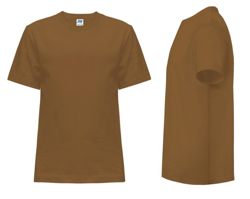 T-SHIRT DZIECIĘCY koszulka JHK TSRK-150 brązowa XS BR 164
