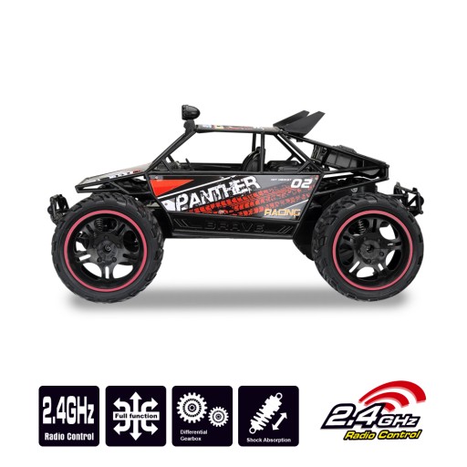 MONSTER TRUCK С ДИСТАНЦИОННЫМ УПРАВЛЕНИЕМ АККУМУЛЯТОРНОЙ МАШИНКОЙ КРАСНЫЙ ПУЛЬТ ДИСТАНЦИОННОГО УПРАВЛЕНИЯ