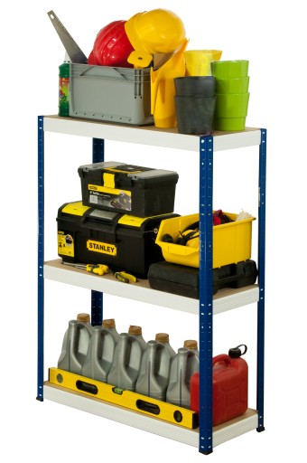 HELIOS металлическая полка для мастерской и склада 90x110x30см 3Px275kg ПОЛЬСКИЙ