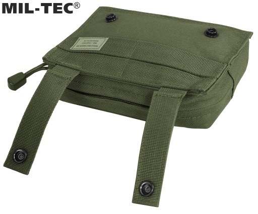 Сумка-органайзер с небольшим грузовым карманом Molle MIL-TEC Оливковая +бесплатно