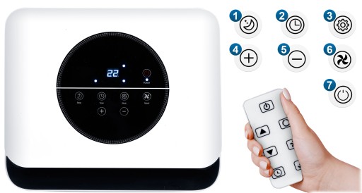 Портативный кондиционер, 2,9 кВт, Wi-Fi, осушитель, 40 м2, 26 л BD-580