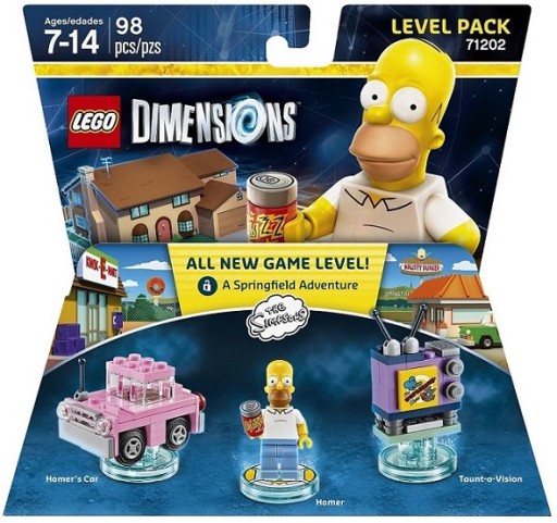 НАБОР УРОВНЕЙ «СИМПСОНЫ» LEGO DIMENSIONS 71202
